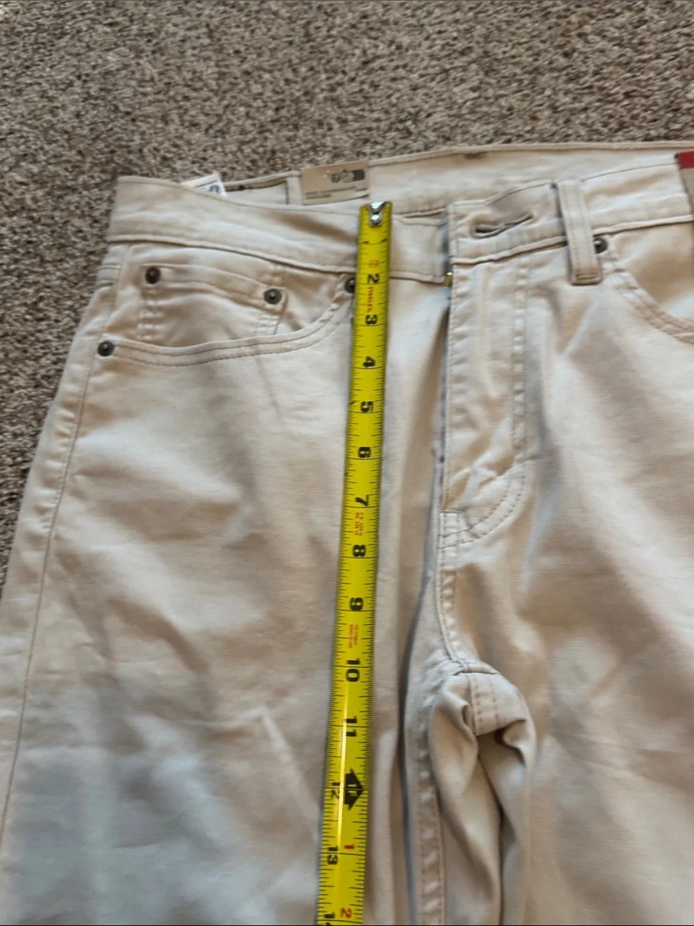 Levi's 514 Men’s Straight Jeans in Off-White size 32x30 (NWT)